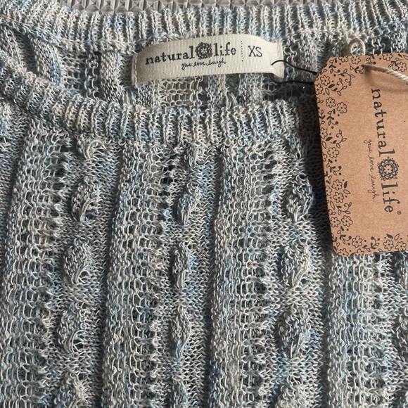 Natural life Favorite Layering Sweater - Light Blue - XS - Picture 3 of 6
